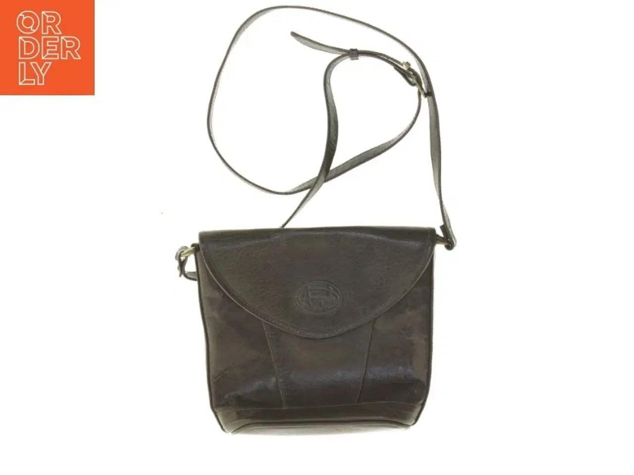 Billede 1 - Crossbody Skuldertaske i læder fra Annapelle (str. 24 x 21 cm)