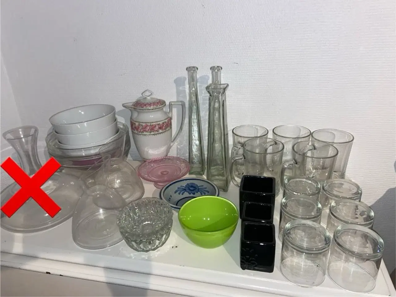 Billede 1 - Diverse glas,køkkenskåle m.m.