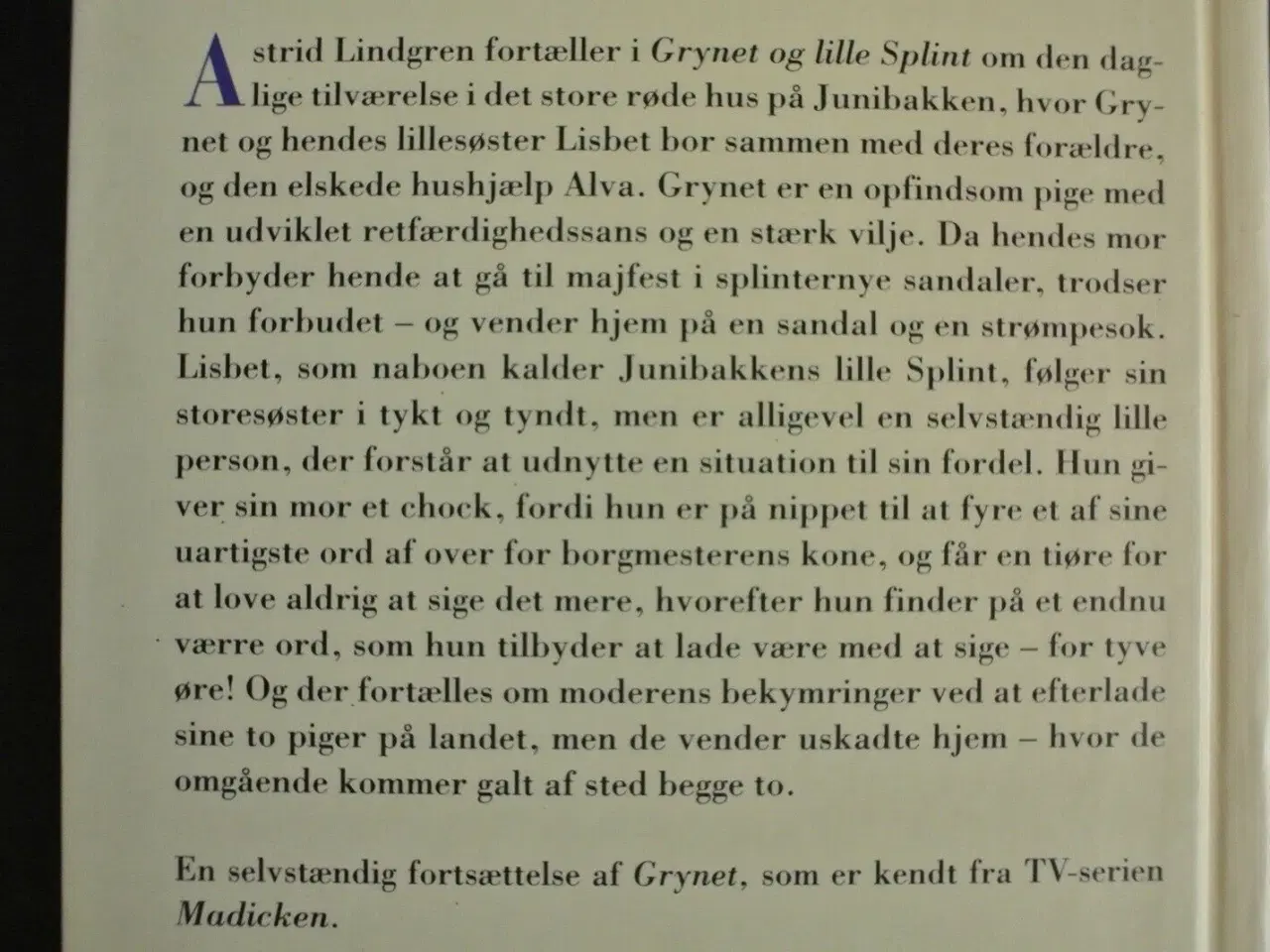 Billede 2 - grynet og lille splint, af astrid lindgren. ill. a