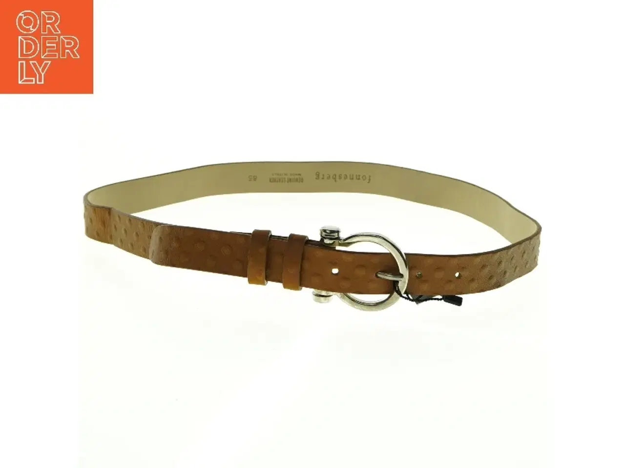 Billede 1 - Læderbælte fra Fonnesberg (str. 106 cm)