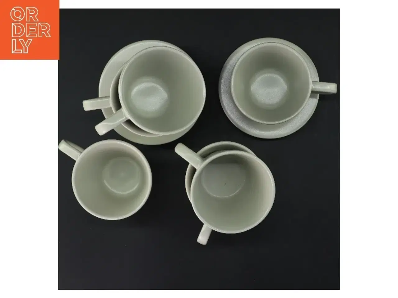 Billede 2 - 6 kaffekopper med underkopper fra IKEA (str. 6 stk Ø 8,5 & 11 cm)
