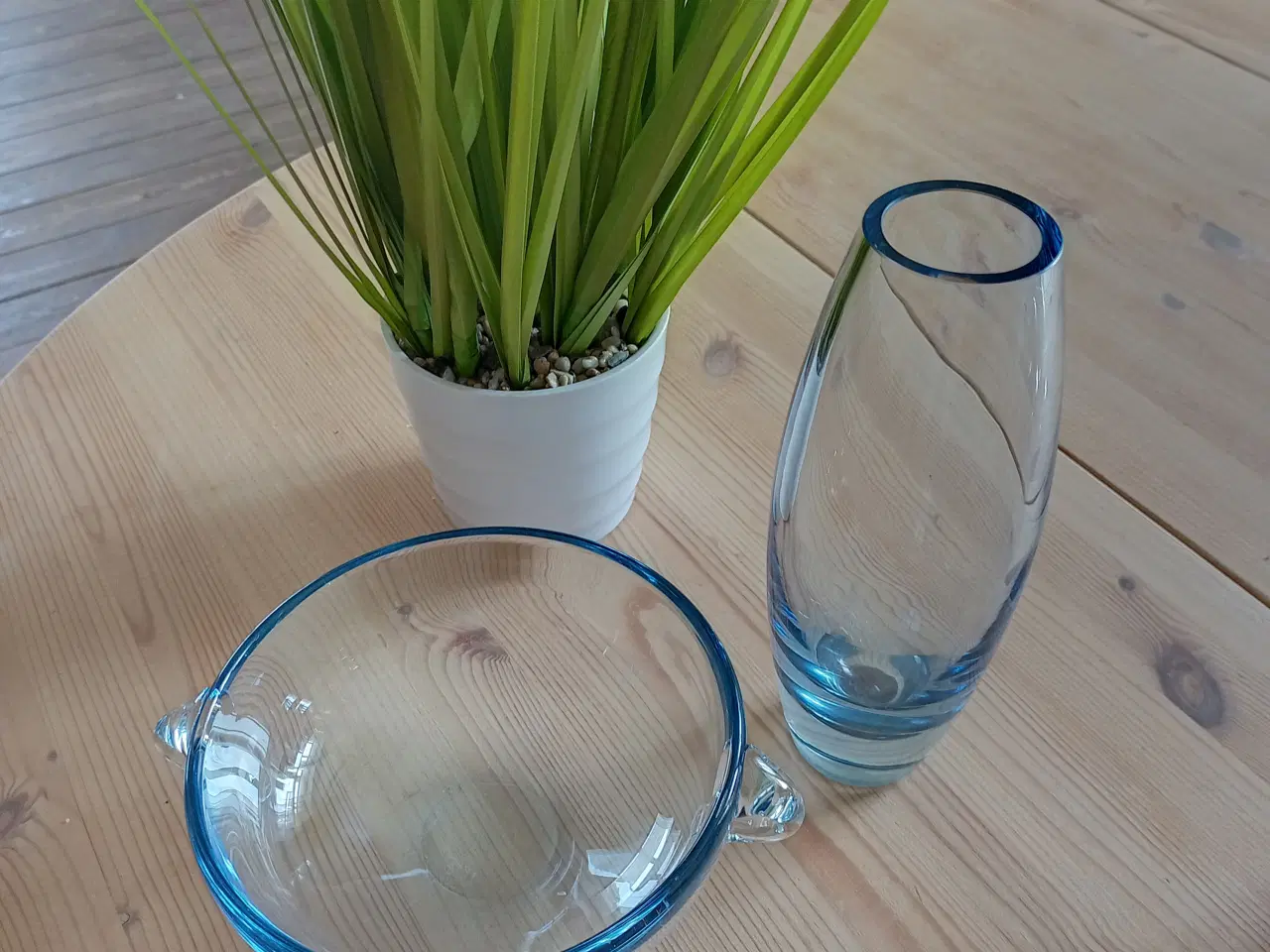 Billede 1 - Holmgaard vase og skål