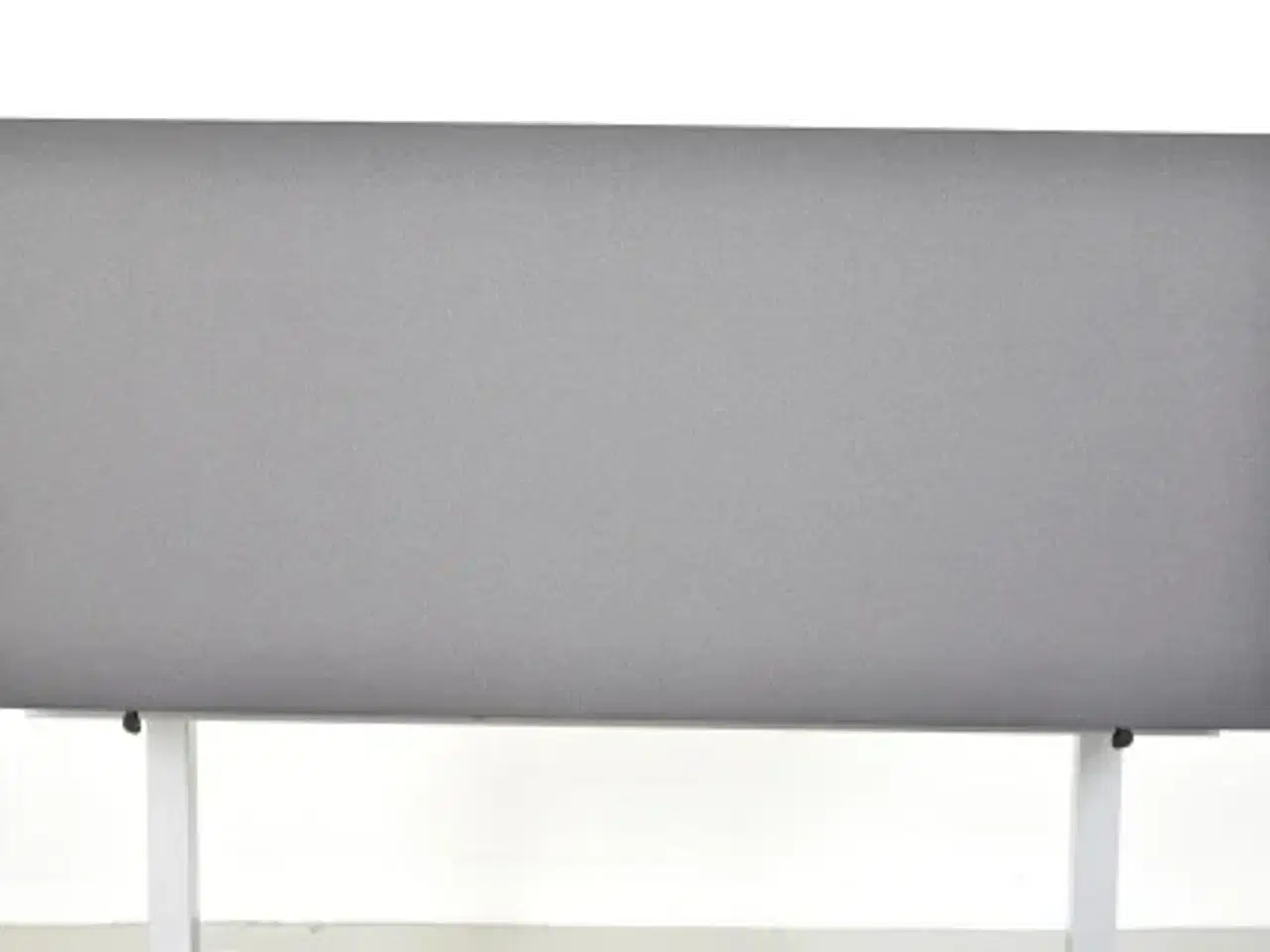 Billede 3 - Lintex edge bordskærm i grå, inkl. 2 blanke beslag