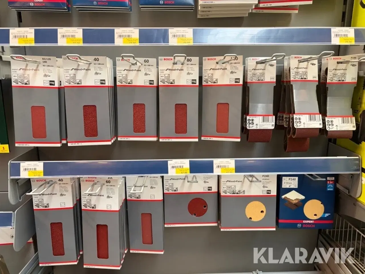 Billede 4 - Blandet parti Bosch bits bor klinger og slibepapir