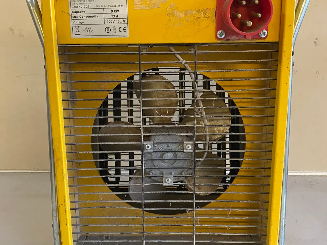 Billede 3 - Master B9 IT varmeblæser 9 kw/16 ampere