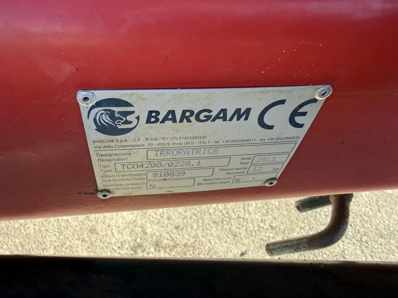 Billede 5 - Bargam trailersprøjte 18/28 m