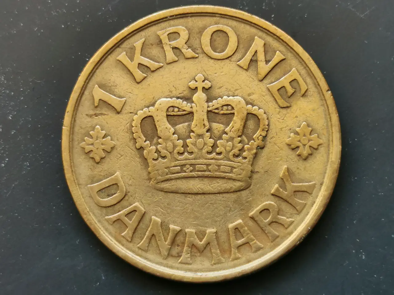 Billede 2 - Lækker 1 kr 1924 