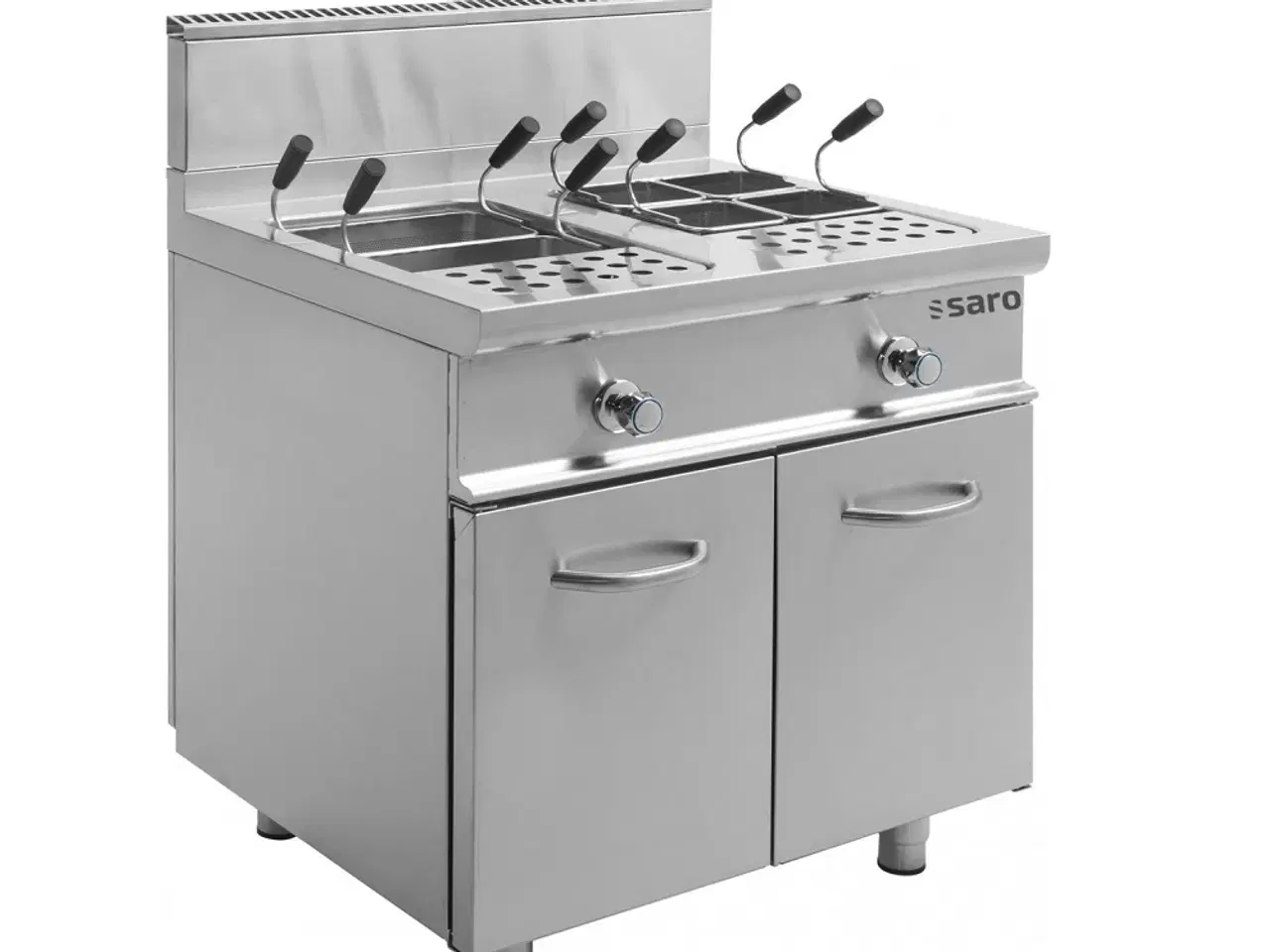 Billede 1 - Dobbelt Elektrisk Pastakoger (Gulvmodel) – 2 x 28L
