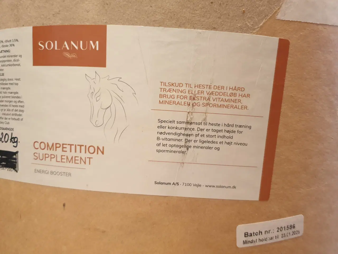 Billede 1 - Hestefoder Solanum competition supplement 
