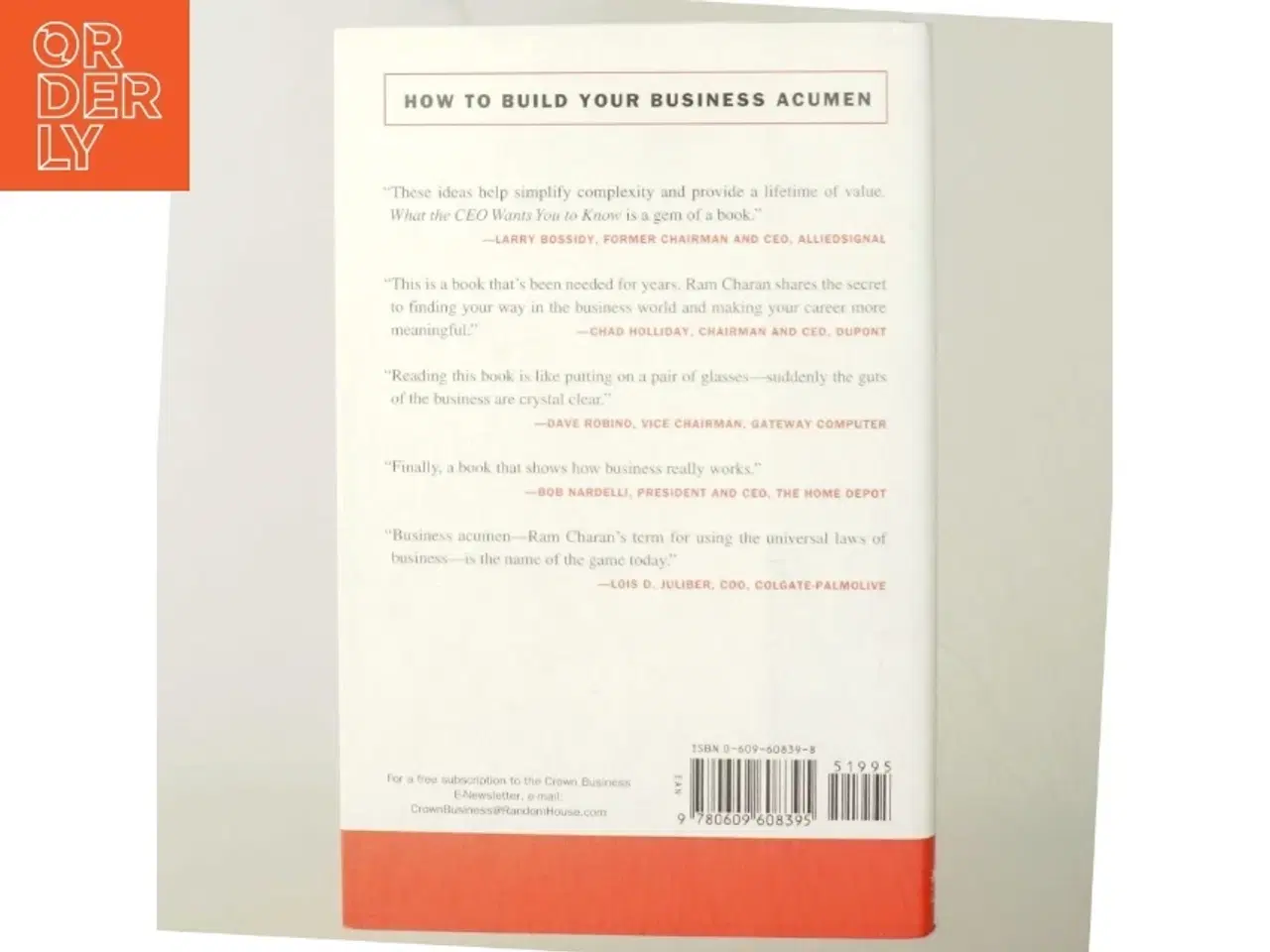 Billede 3 - What the CEO wants you to know : using business acumen to understand how your company really works af Ram Charan (Bog)