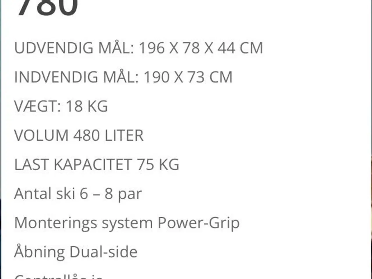 Billede 4 - Thule Atlantis 780