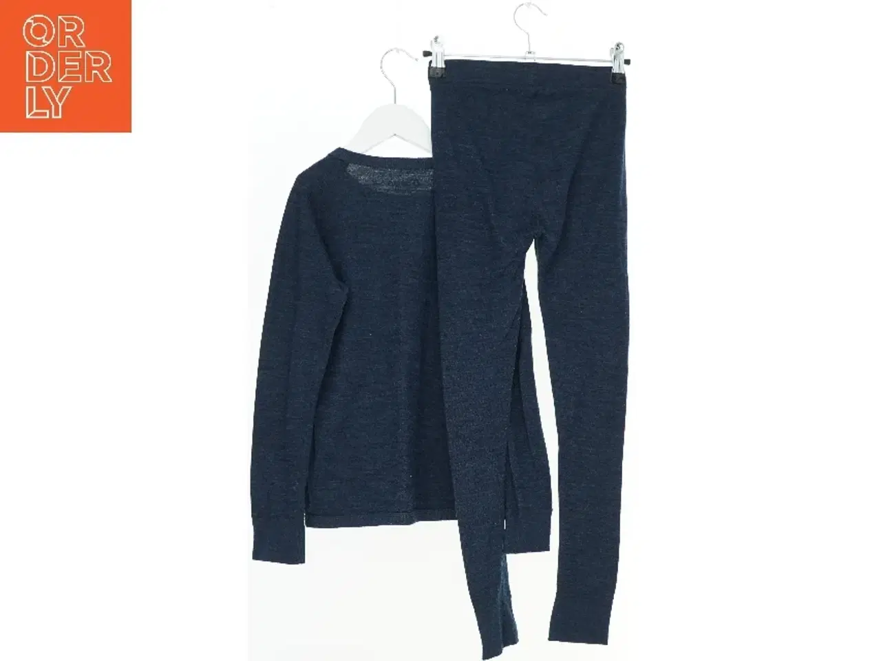 Billede 2 - Blåt sæt af overdel og leggings fra ZigZag (str. 146)
