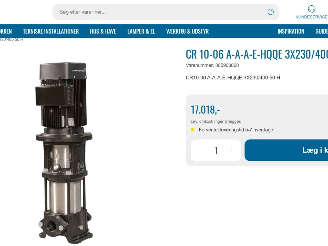 Billede 6 - Grundfos CR10-06 A-A-A-E-HQQE