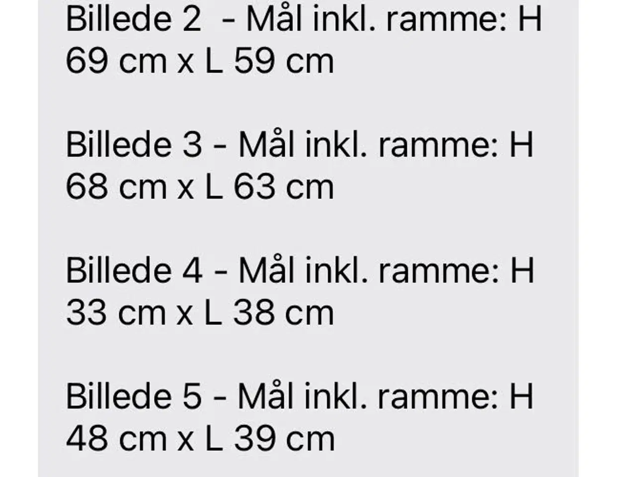 Billede 4 - Malerier med guldrammer