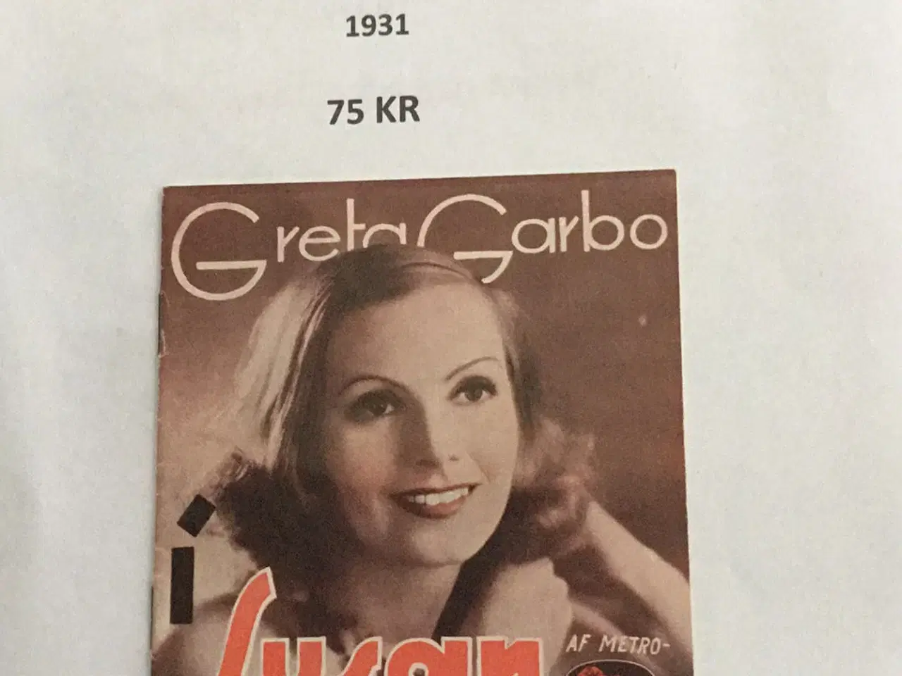 Billede 4 - Filmprogrammer - Stewart+Gable+Flynn+Garbo