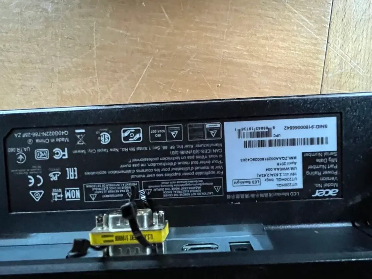 Billede 4 - 2 stk. PC Skærm ACER 22", ASUS 24"