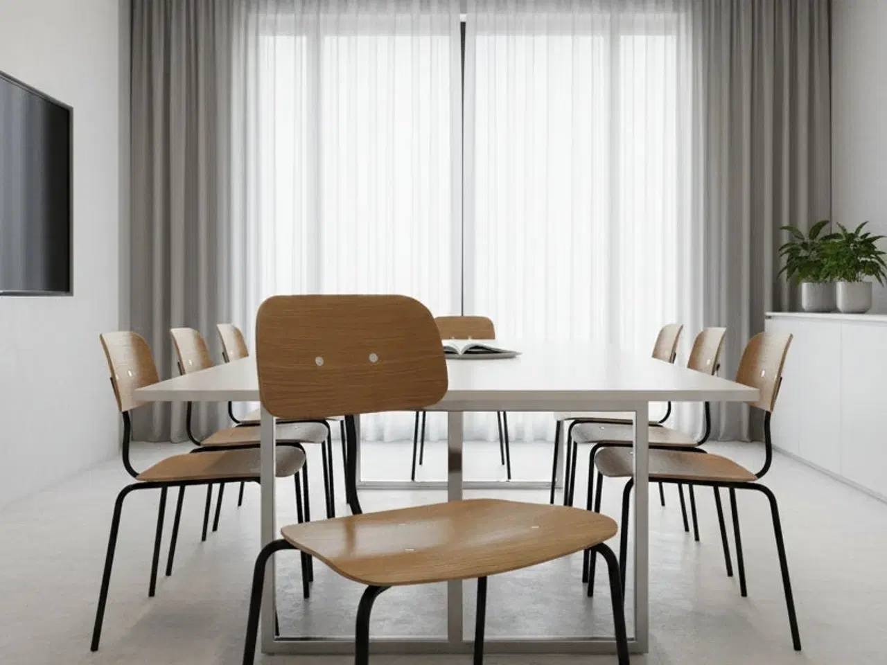 Billede 2 - Montana Kevi 2060 Stol – Natur/Sort Stel