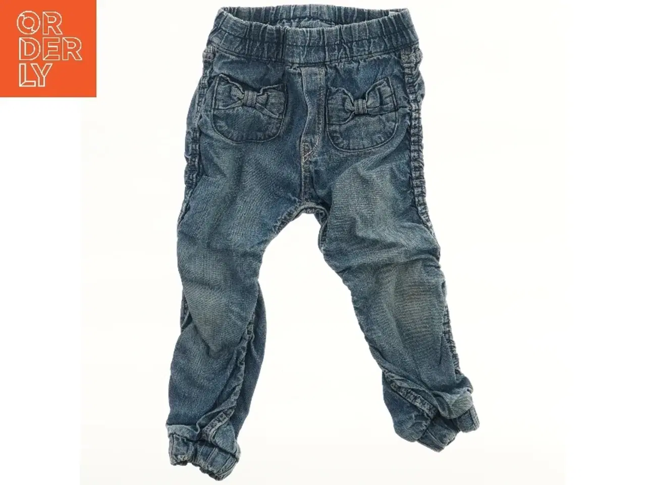 Billede 1 - Børnejeans med elastisk talje fra H&M (str. 98)