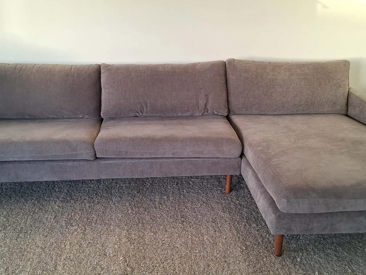 Billede 2 - Sofa med chaiselong 