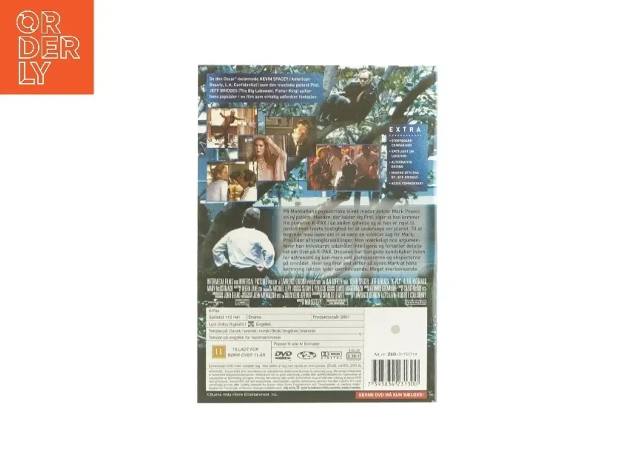 Billede 2 - K pax se verden i et nyt lys (DVD)