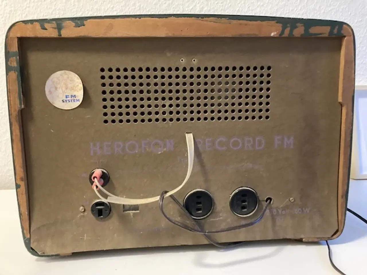 Billede 2 - Gammel retro radio HEROFON RECORD 