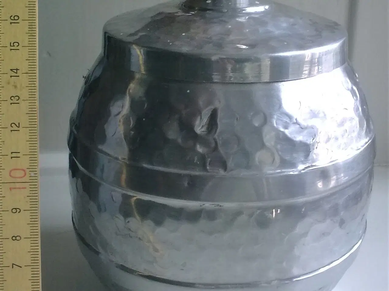 Billede 11 - Aluminium hamret vintage dansk låg dåse & gæster