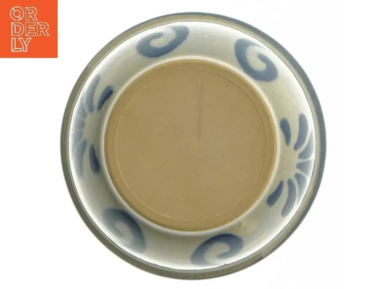 Billede 4 - Keramisk skål med blåt mønster (str. Ø 10,5 cm)