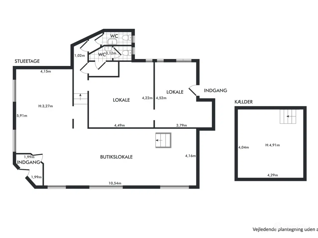 Billede 10 - 166 m² attraktivt hjørnelejemål med fremtrædende placering.