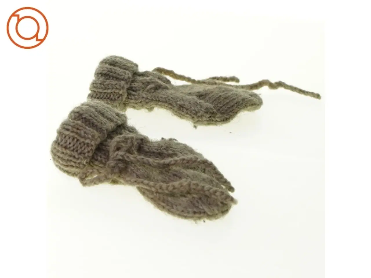 Billede 4 - Hjemmestrikkede uldsokker til baby (str. 10 x 5 cm)