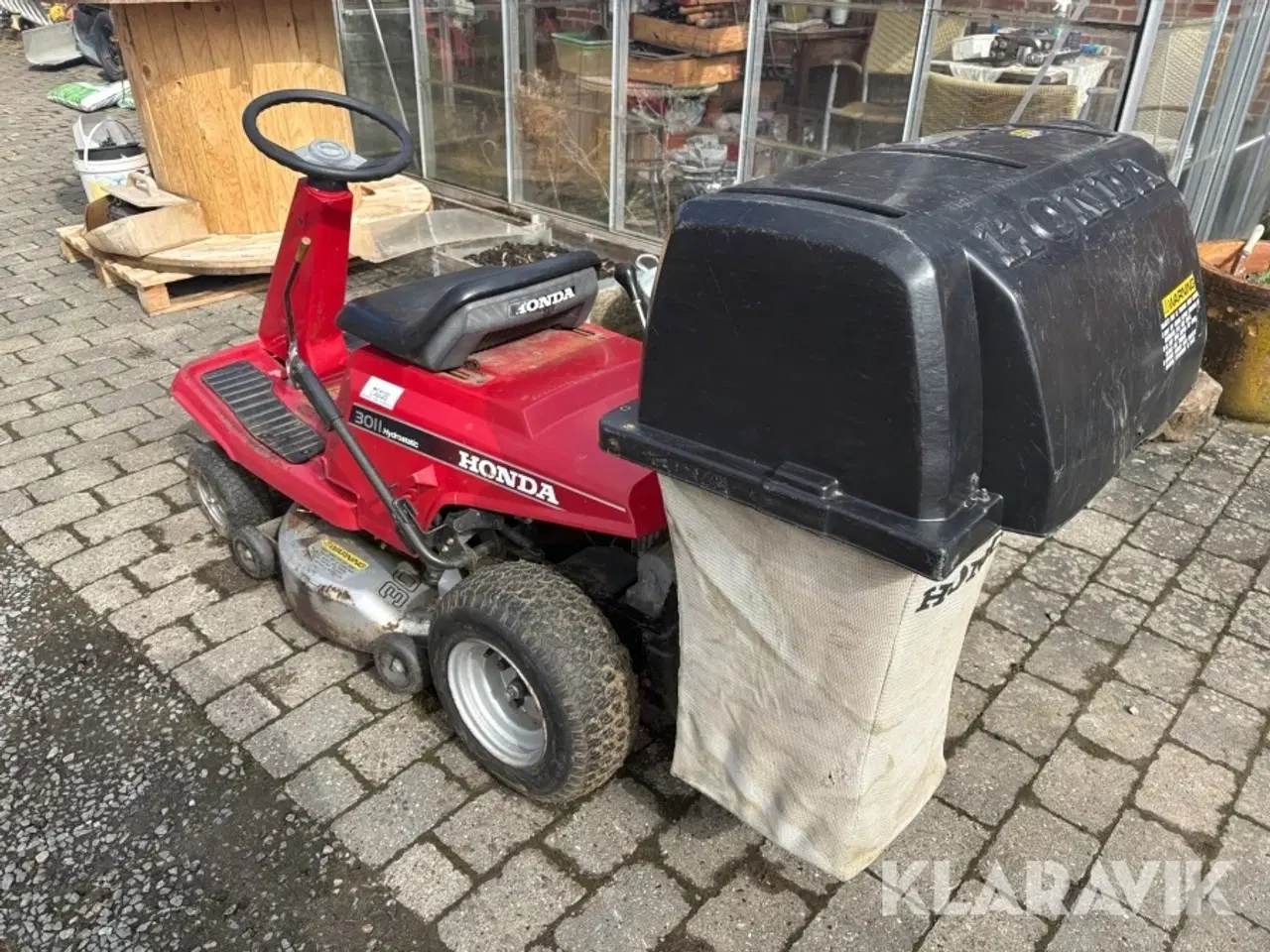 Billede 6 - Havetraktor Honda Hydrostatic 3011 med opsamler