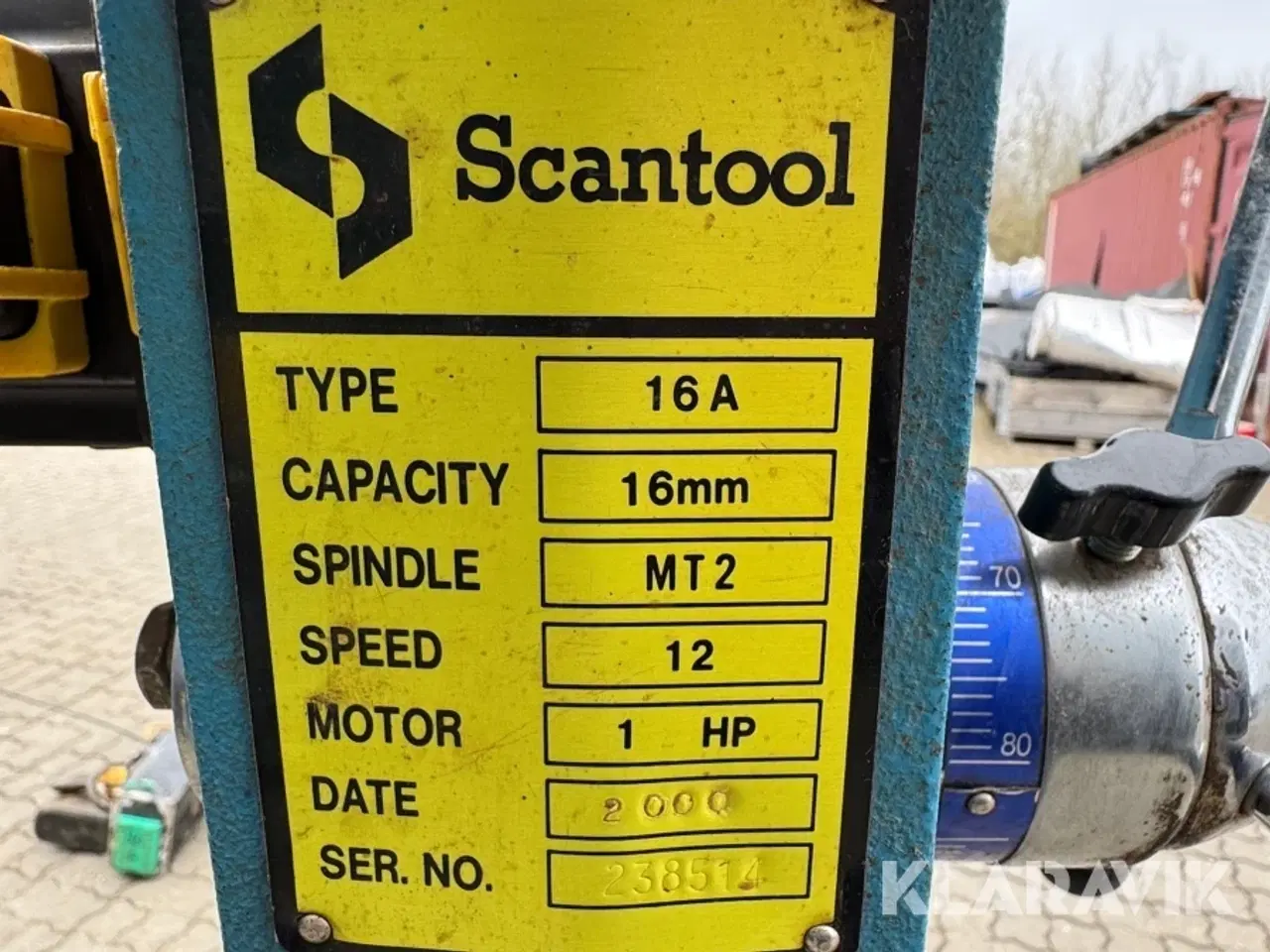 Billede 5 - Søjleboremaskine Scantool 16A