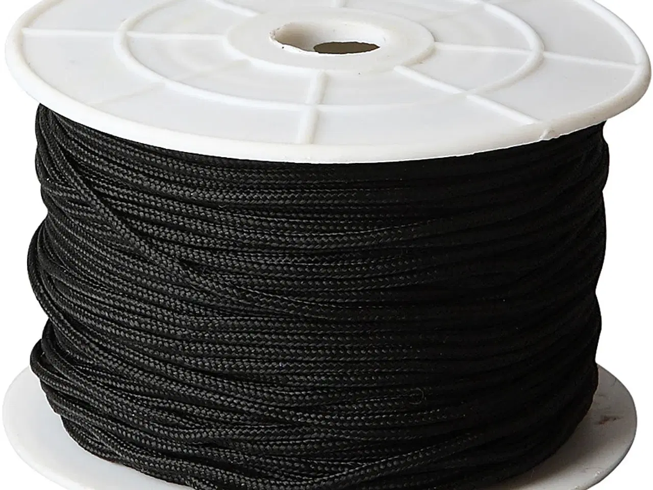 Billede 1 - Knyttesnor 1,8 mm - Sort, 50 meter Polyester