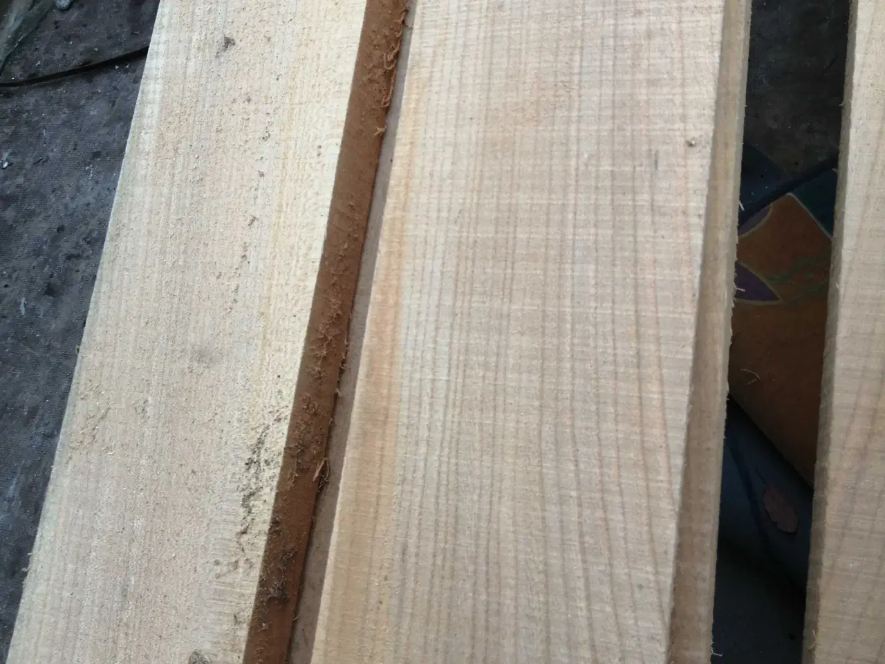 Billede 1 - Elm Brædder / planker 32 x 110 mm
