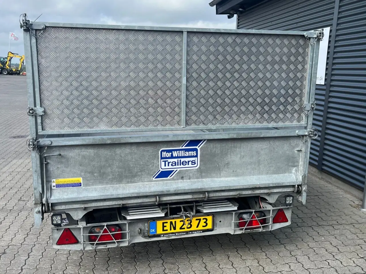 Billede 3 - Ifor Williams TT 3621 Tiptrailer med lukkede side,spil,støtteben og aluslisker