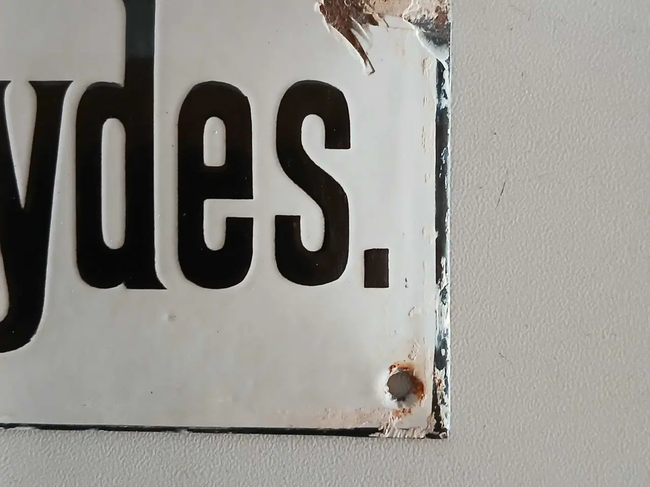 Billede 3 - Emaljeskilt 