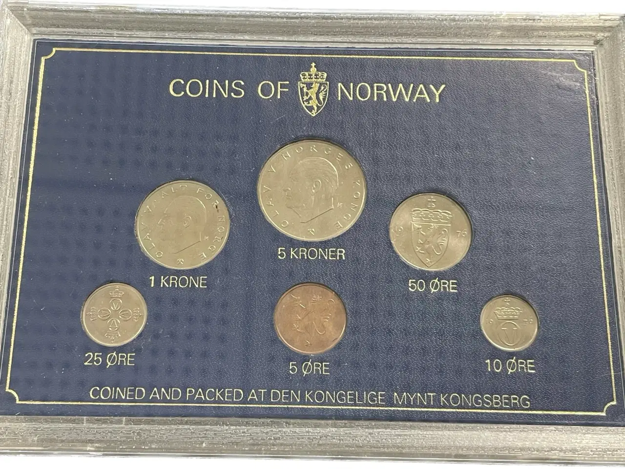 Billede 1 - Møntsæt 1976 Norge