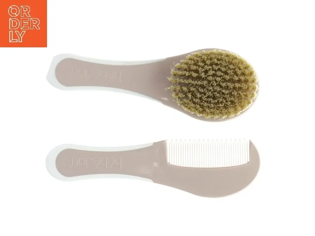 Billede 1 - Massagebørste og kam sæt fra Bebejou (str. 17 x 5 cm)