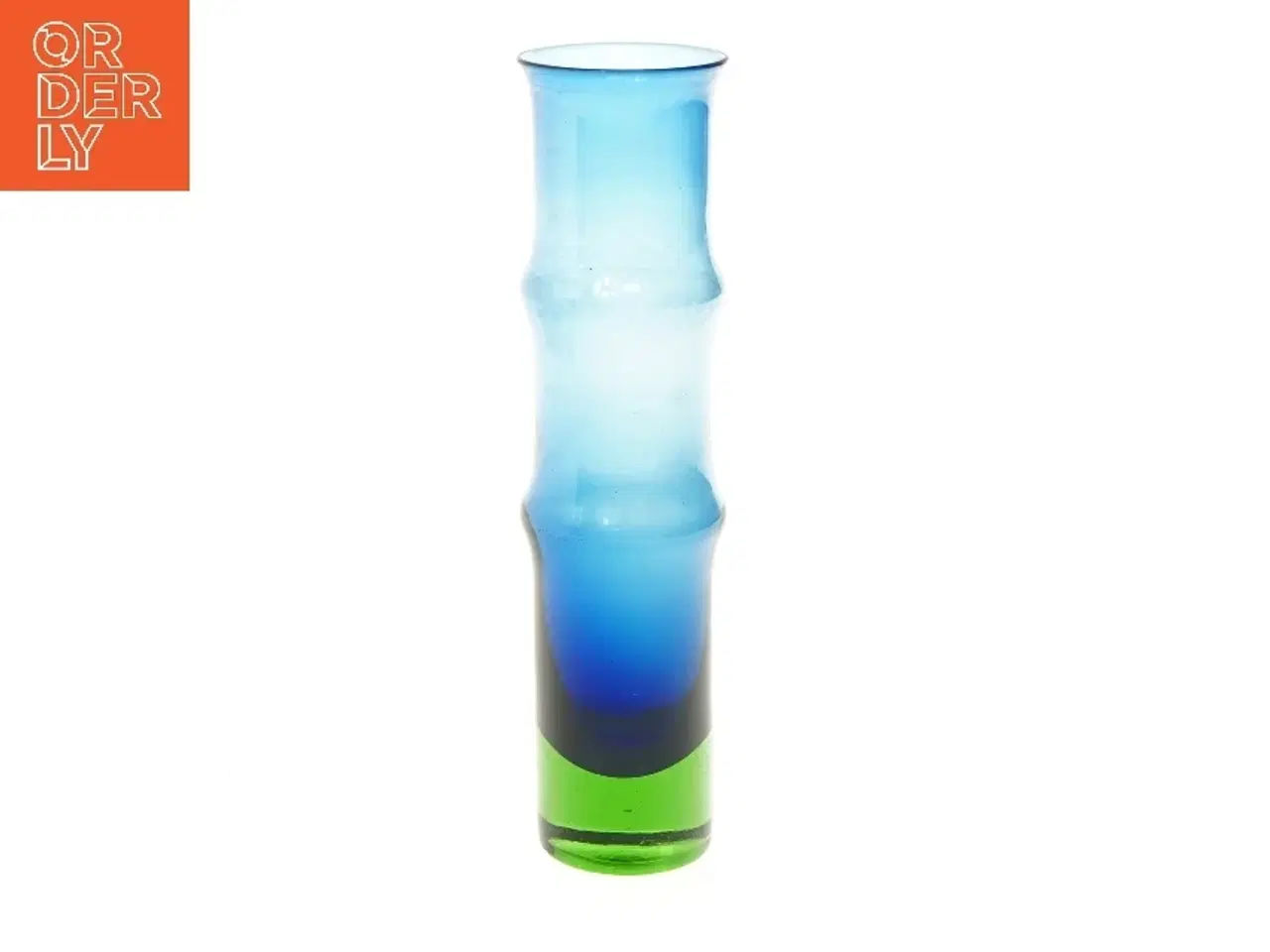 Billede 1 - Bamboo glasvase (str. Ø 6 cm længde 24,5 cm)