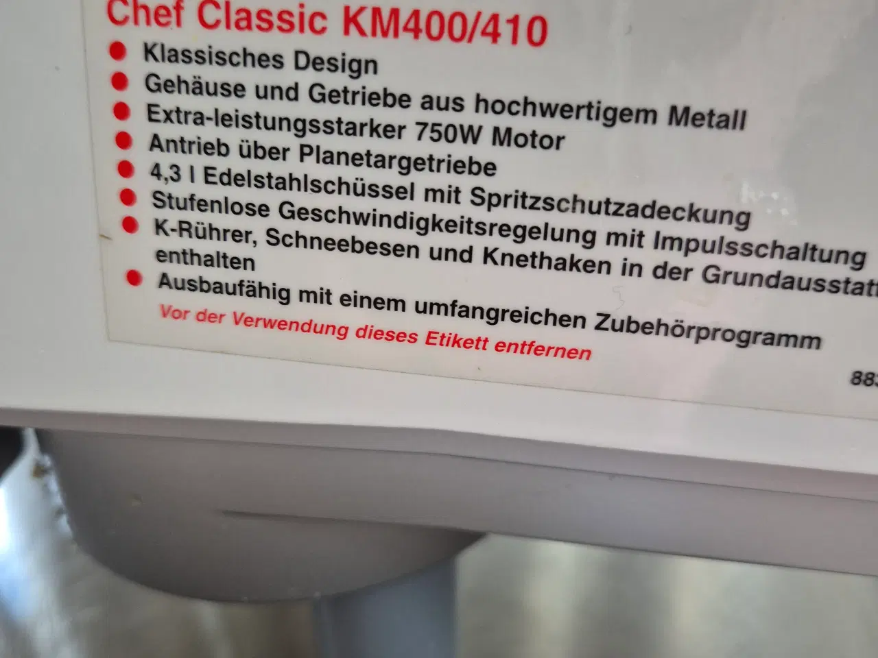 Billede 2 - Kenwood Chef Classic køkkenmaskine incl. blender