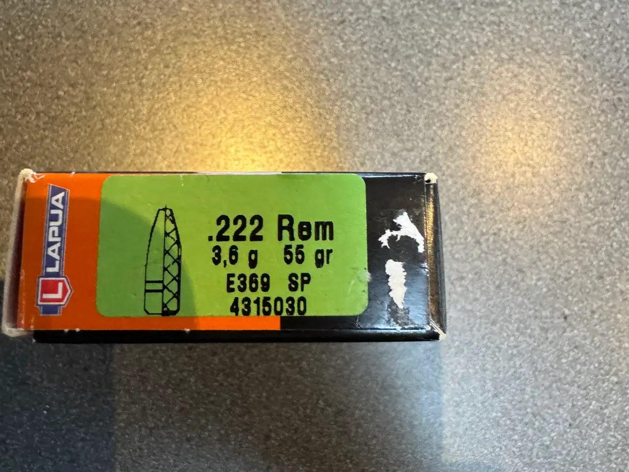 Billede 2 - Lapua 222.Rem 3,6 gr sp