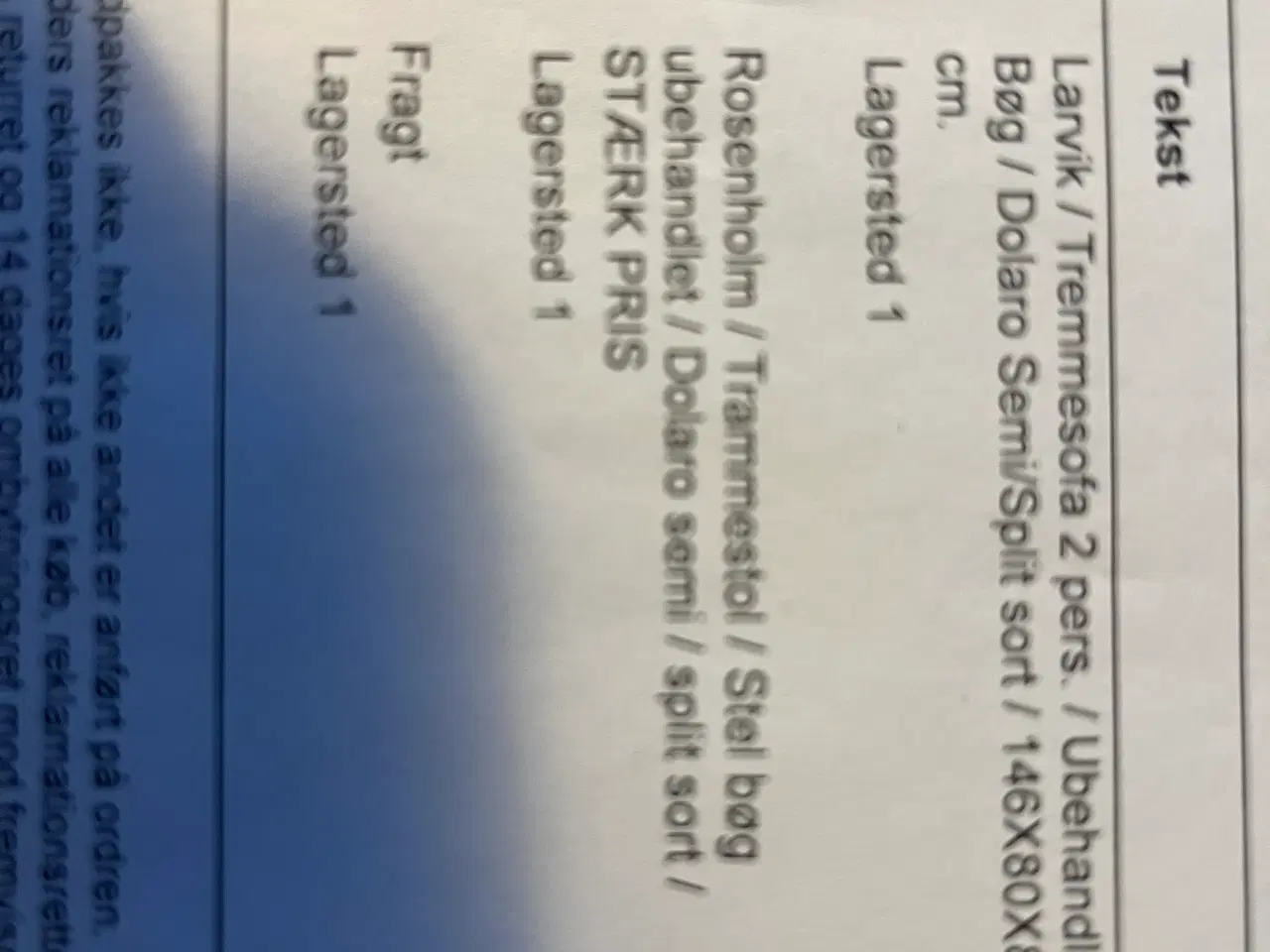 Billede 5 - Lædersofa og stol med sæbebehandlet tremmestel. 