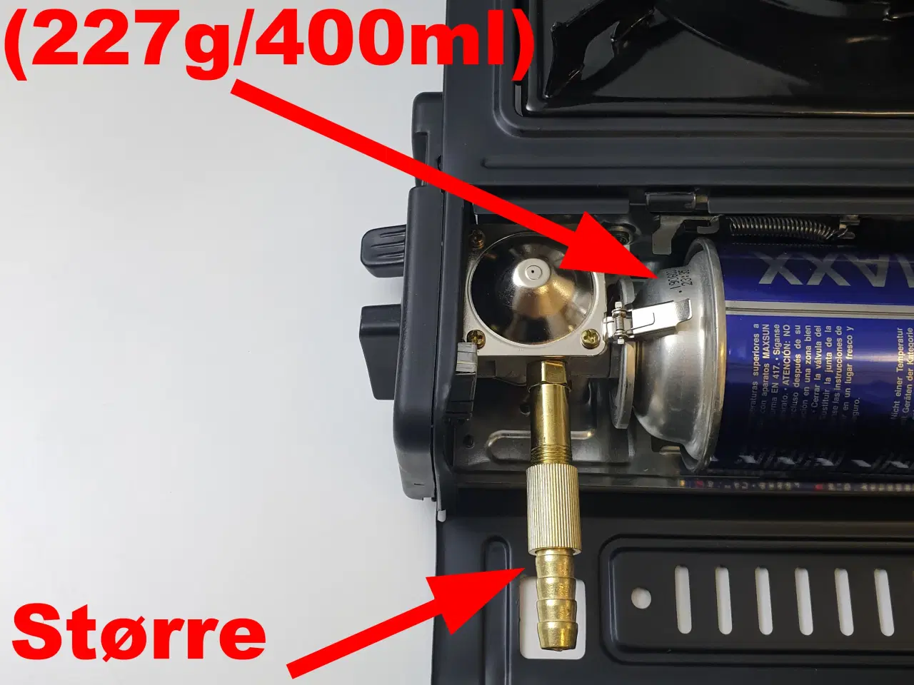 Billede 2 - NY! 2500W Gaskomfur med KERAMISK BRÆNDER