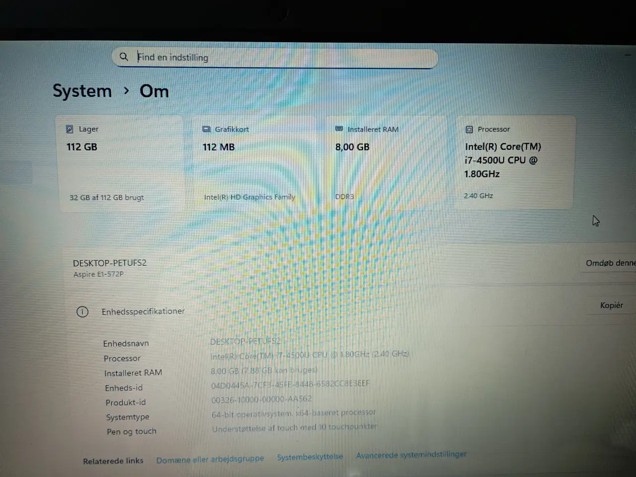 Billede 3 - Acer Aspire E1-572P