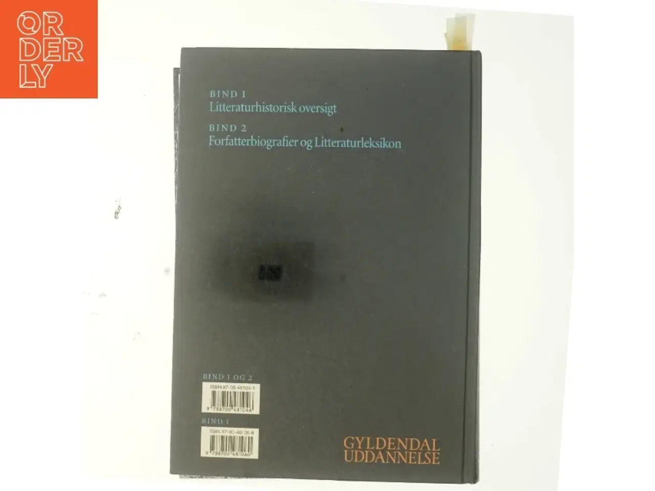Billede 3 - Litteraturhåndbogen. Bind 2, Forfatterbiografier, litteraturleksikon (Bog)