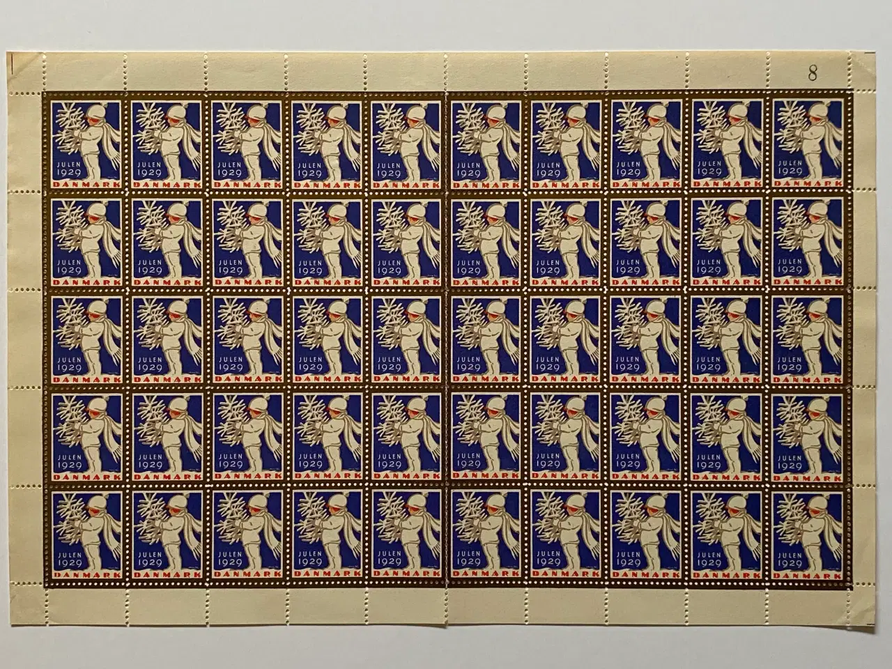 Billede 1 - Julemærker Danmark helark 1929