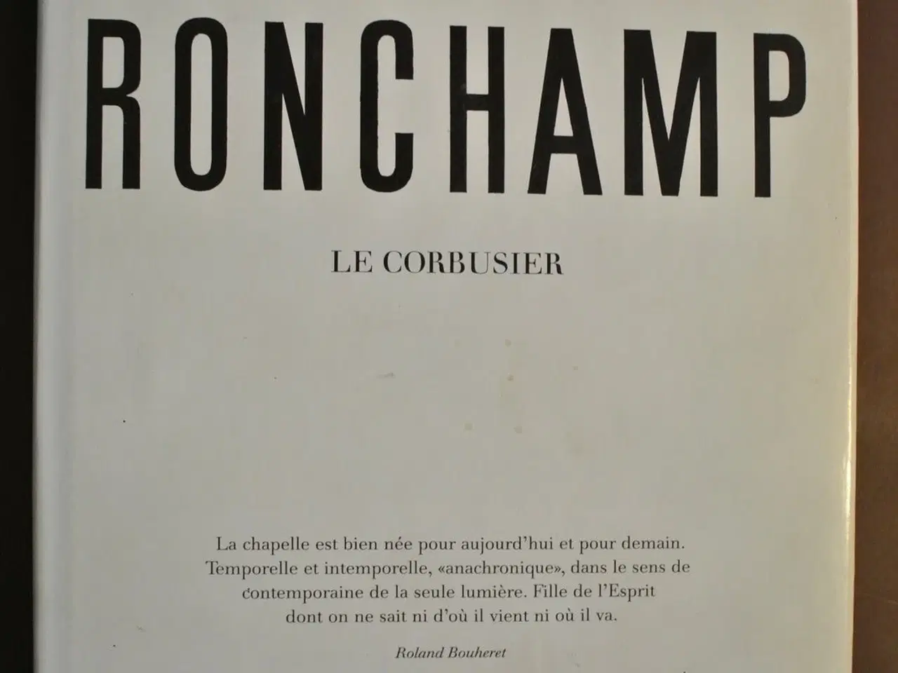 Billede 1 - le corbusier - ronchamp. fransk , af le corbusier,