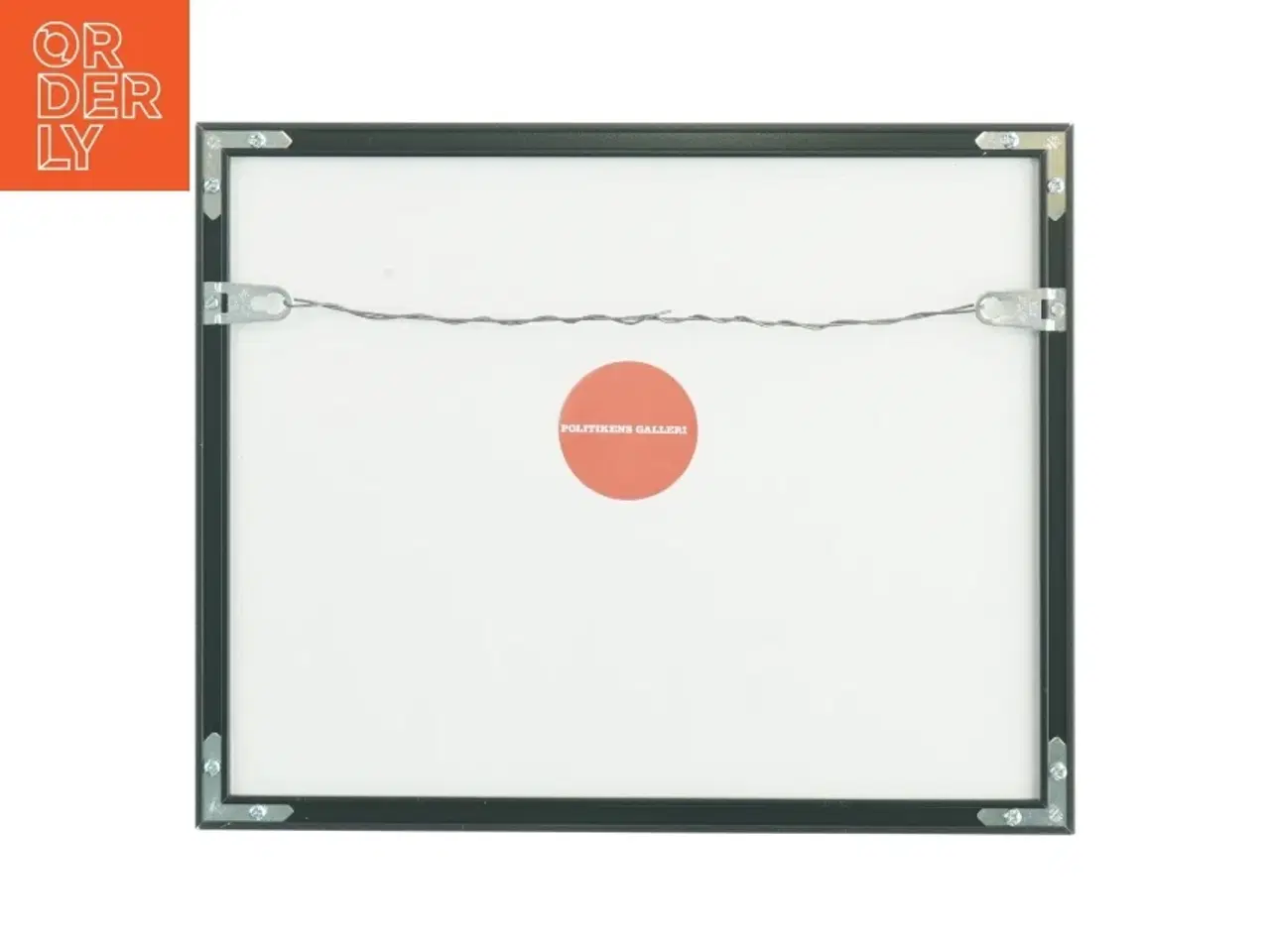 Billede 2 - Indrammet akvarel (str. 31,5 x 25,5 cm)