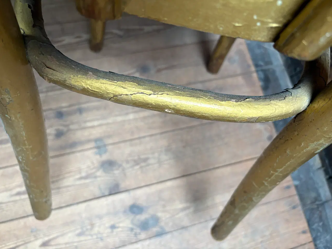 Billede 5 - 5 gamle café stole til en gør-det-selv-type