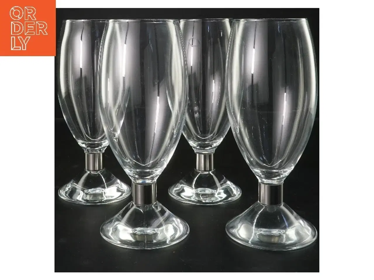Billede 1 - 4 glas (str. 4 stk Ø 6,5 cm længde 19,5 cm)
