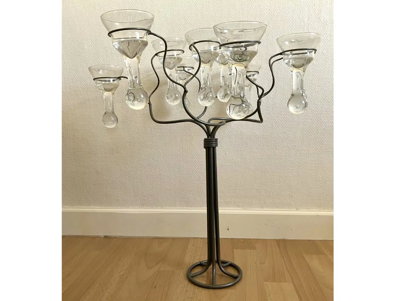 Billede 1 - Lystræ - stor stage til fyrfadslys.